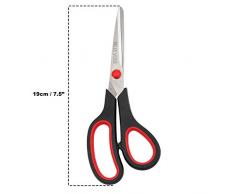 Scheren Set (10er-Pack) - Schere Edelstahl Schere Set (19cm) - Schere Küche - Bastelscheren Set - Schere Büro zum Papier und Band schneiden - Scherenset für Büro, Schule und Zuhause