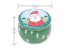 Keksdose Keksdose Weihnachten Plätzchendose-Weihnachten Weihnachtsmann Schneemann Mini Tin Box Sealed Jar Verpackungsboxen - Weihnachten Candy Geschenkbox Kids Gift Random Style Delivery