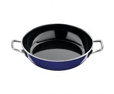 Silit Blaue Emma Servier-/ Bratpfanne, Ø 28 cm, Silitstahl Funktinoskeramik, Kunststoffgriff, induktionsgeeignet