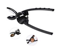 CHUER Nussknacker Walnuss Knacker Haselnussknacker mit Spieß, Stabil und Knackt Nüsse ohne Mühe