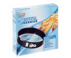 Kaiser Inspiration Springform mit Glas-Hebeboden 28 cm rund, Flachboden, schnittfest, auslaufsicher, antihaftbeschichtet, servierfertig