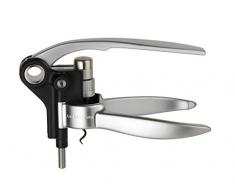 Le Creuset, Professionelles Korkenzieher-Set mit dazupassendem Kapselschneider, Entfernung von Weinkorken, Gebürstetes Aluminium, LM250