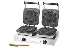 Bartscher Doppel-Waffeleisen mit Backplatten Herzform