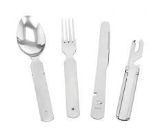 ORIGINAL BUNDESWEHR EDELSTAHL BESTECK CAMPINGBESTECK !