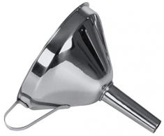 Fackelmann Trichter, Ø 10 cm, hochwertiger Küchenhelfer aus Edelstahl, Einfülltrichter für Flaschen und Gläser, Menge: 1 Stück, Farbe: silber