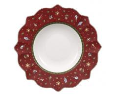 Villeroy & Boch Toys Delight Roter Suppenteller, 26 cm, Premium Porzellan