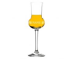 Herz & Heim® Graviertes Grappaglas mit edler Gratis Gravur des Namens