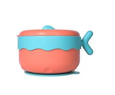 NBHBSZY Kinderschalen, Mehrzweck-Kindergeschirr, geeignet für Kinder von 0,6 bis 12 Jahren, aus hochwertigem Edelstahl. Robust.