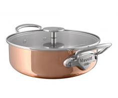 Unbekannt Mauviel MHéritage Pfanne, Kupfer, 35 x 20 x 9,2 cm, Kupfer, rich copper, 35 x 20 x 9,2 cm