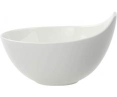 Villeroy & Boch - Urban Nature Suppenschale, geschwungene Suppenschüssel aus Premium Porzellan in weiß, spülmaschinenfest, 1 l