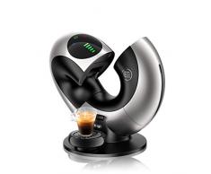 DeLonghi EDG 736.S | NESCAFÉ Dolce Gusto Eclipse | Kapsel Kaffeemaschine | Für heiße und kalte Getränke | 15 bar Pumpendruck für samtige Crema | Automatische Wasserdosierung | Silber-Metall