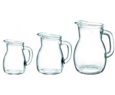 Bormioli Rocco Bistrot Krug, mit Füllstrich bei 1 Liter, Pressring, 1 Stück