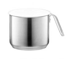 Stylen Cook Milchtopf Keramik, Edelstahl/weiss, 14 cm
