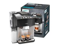 Siemens EQ.500 integral Kaffeevollautomat TQ507D03, einfache Bedienung, integrierter Milchbehälter, zwei Tassen gleichzeitig, 1.500 Watt, edelstahl