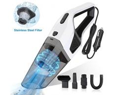 Autostaubsauger 120w Handstaubsauger 6000PA Tragbare Nass & Trocken Auto Staubsauger 3 in 1 Staubsauger mit waschbarem HEPA-Filter aus Edelstahl Handsauger | für Krümel,Staub, Wasserfleck,Haar