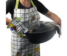 Kela 15153 Bräter, Glasdeckel mit Aromaknopf, Aluguss 5 mm, Antihaftbeschichtung, Induktionsgeeignet, 8 l, Kerros