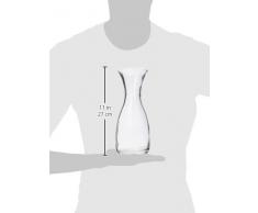 Bormioli Rocco 184179538 Misura Weinkaraffe, mit Füllstrich bei 1l, Glas, transparent, 1 Stück