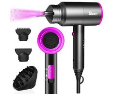 SKEY Föhn Profi Fön Ionen Haartrockner mit Advanced Ionenpflege Technologie (1800 Watt, 3 Aufsatz mit Diffusor, Drei Temperatur und Windgeschwindigkeiten), Geeignet für Männer oder Frauen