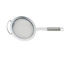 WMF Profi Plus Küchensieb Ø 20 cm, mit Drahtgeflecht, Cromargan Edelstahl teilmattiert, spülmaschinengeeignet