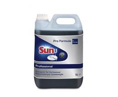 Sun Professional 7508548 Saurer Klarspüler, für die Spülmaschine mit hartem Wasser, strahlendes & glänzendes Geschirr, flüssig, 5 L