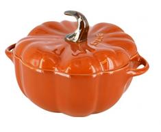 STAUB - Kürbis - Auflaufform, Suppenteller, Cocotte - Keramik - Farbe: Zimt - Volumen: 0,5 Liter