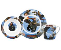 Dreamworks Dragons Frühstücksset, 3-teilig