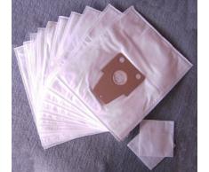 10 Staubsaugerbeutel für Bosch Ergomaxx BSG 81261, Staubbeutel Filtertüten (+2 Filter - NV601)