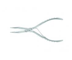 triangle 50 489 16 02 Grätenzange rostfrei, aufgebogen i.K, Pinzette, Fischpinzette, Fisch-Pinzette, Fischgräten-Pinzette, Zange, Gräten, Küchenzange