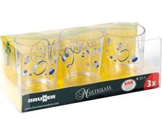 BRUNNER Gläser-Set Multiglas Cascade 30 cl Camping Wohnwagen