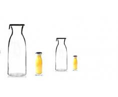 2 x 1,0 Liter Wasserkaraffe Karaffe Glaskaraffe aus Glas / Glaskrug 1Liter Glaskaraffe Wasserkrug Karaffe Wasserkaraffe / Kühlschrankkrug / Wasserkrug / Kühlschrankkrug |