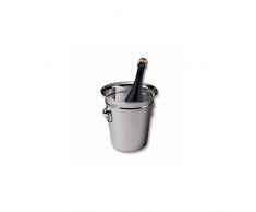 Edelstahl Weinkühler Sektkühler 20 cm Flaschenkühler Champagnerkühler Wein Sekt Kühler Sektkübel