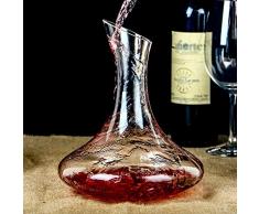 YANG HONG SHOP JL YH Schneller Rotweinlikör Der Kristallkaraffe, Der Weinkater-Topfweinhalter Mit Weinseparator Gießt A+ (Farbe : B)