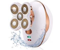 Elektrischer Rasierer Damen- Xchingwan Haarentferner für Bein schmerzlos, Damenrasierer Nass und Trocken Trimmer Cordless für Frauen Beine Achseln Intimbereich Bikinizone