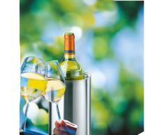 Isosteel VA-9568 Flaschenkühler aus doppelwandigem 18/8 Edelstahl mit matt gebürsteter Außenoberfläche