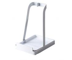 NoNo Wandhalterung Industrie Eisen Topf Pan Deckel Rack Zoll Küchenschienen Heavy Duty Utensil Organizer-Functional Storage Frame Topfdeckelgestell Topfdeckel