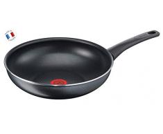 Tefal Elegance C36719 Wokpfanne 28 cm, Aluminium, schwarz