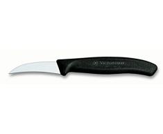 Victorinox 6.7503 Gemüse Messer, Tourniermesser, Schwarz