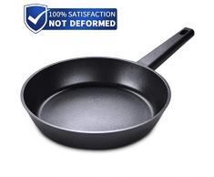 SKY LIGHT Pfanne Bratpfanne 28cm mit Antihaftbeschichtung Titanium Plus aus Aluminiumguss Omelett No-Stick Kochgeschirr für Induktion