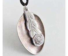 Besteck Schmuck Anhänger Rose Löffel Schmuck, Besteckschmuck