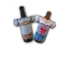 Madl & Buam Bierflaschen Kühler, Bierkühler für 0,3l und 0,5l Flaschen aus Neopren, Party- und Biergadget im Duopack