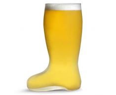 Mattiertes Glas Bier Boot 1 Pint-Glas, deutscher Stil Bierstiefel