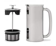 Espro French Press P7, Kaffee Stempelkanne mit Thermofunktion, Coffee-Maker, Kaffeezubereiter, 0,55 Liter, Hochglanz, Edestahl, Edelstahl poliert