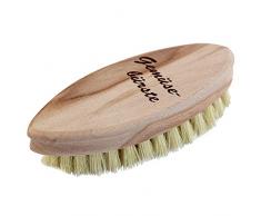 NATUREHOME Gemüsebürste mit Naturborsten Holz Pilzbürste Champignonbürste Küchenbürste zertifiziertes Buchenholz widerstandsfähige Naturfasern 13x5x4cm Reinigungsbürste vegan Bio Lebensmittelbürste