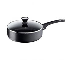 Jamie Oliver Schmorpfanne Titan, Antihaft-Beschichtung, mit Deckel, 24 cm