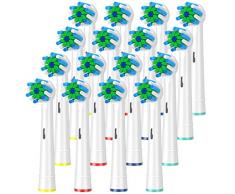 ITECHNIK für Braun Oral b Cross Aufsteckbürsten mit Bakterienschutz oral b aufsätze Aufsteckbürsten kompatibel Oral-B Zahnbürsten (16)