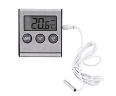 Digitaler Kühlschrank Thermometer Wasserdicht Gefrierschrank Thermometer mit Magnet und Ständer