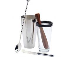 Kitchen Craft Luxe Lounge Mojito Cocktail, 4er-Set