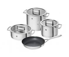 Zwilling Vitality Kochtopfset 4-tlg., 18/10 Edelstahl, Induktionsgeeignet, Töpfe und beschichtete Bratpfanne