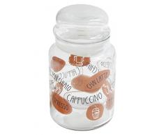 Kaffee Vorratsdose, Glas Aufbewahrung, Vorratsglas, 890 ml Glas Kaffee-Glas, Kaffee-Aufbewahrung, Aufbewahrungsglas, Bonboniere