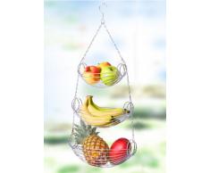 Wenko 2350100 Haenge-Etagere - 3-teilig, Metall, 20,5 x 73 x 33 cm, silberfarbe